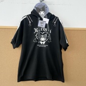 5儿童连帽小耳朵库洛米卡通印花宽松慵懒风甜美风T恤上衣Z26