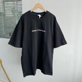 54夏季 纯棉短袖 T恤美式 楼3 高街潮流小众高级感字母印花上衣H25