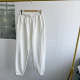 H25 休闲卫裤 纯色百搭高腰松紧腰运动束脚长裤 4春秋款 韩版