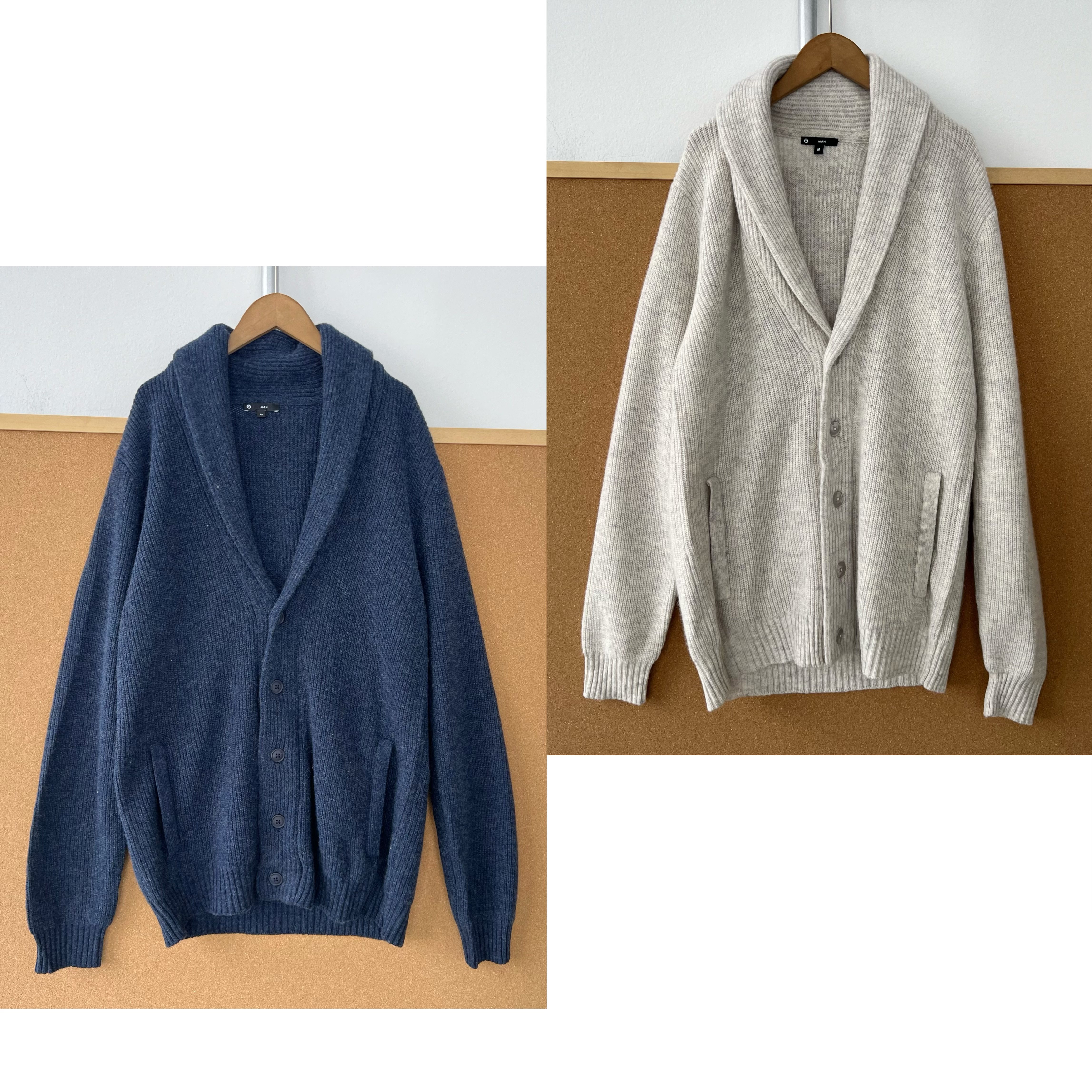 西3-52翻领毛衣外套设计感小众春秋慵懒风舒适宽松针织开衫H25-10