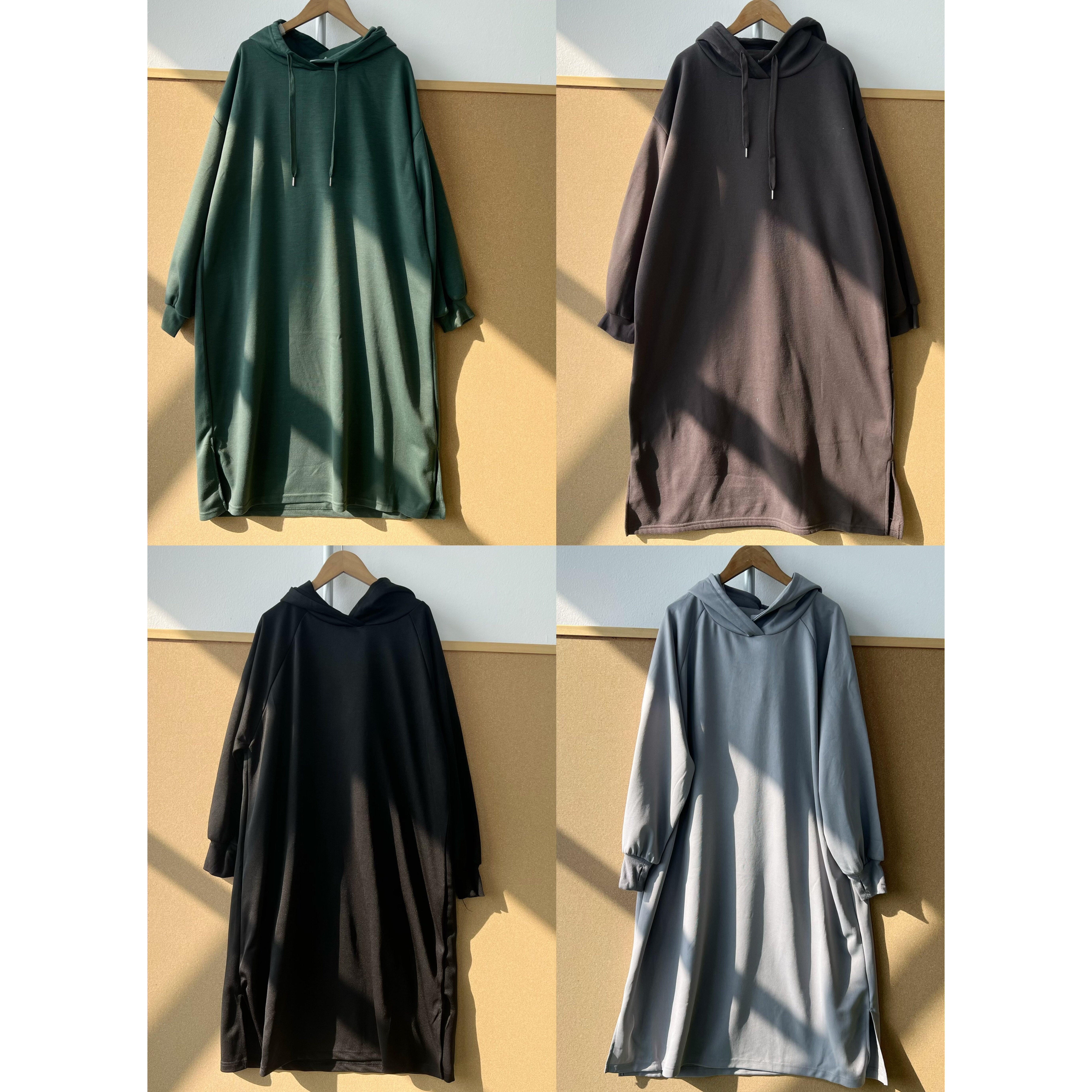 2R1-62早秋日系松弛感慵懒风遮肉显瘦舒适中长款连帽卫衣裙H26-1,女装/女士精品,卫衣/绒衫,淘宝优惠券,粉丝福利购,淘宝优惠卷