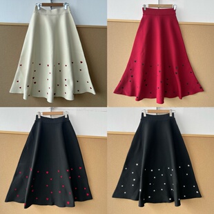 有弹力设计感刺绣高级感半身裙显瘦Y26 高货 71正反一样