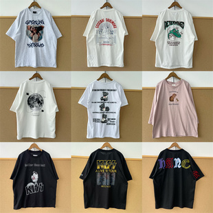 2B1-48复古乐队卡通小熊怪兽印花短袖合集！男女同款上衣T26-6