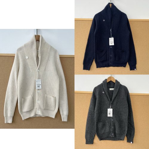 楼9A-12羊毛衫！简约长袖针织开衫秋冬保暖华夫格外搭上衣J26-3