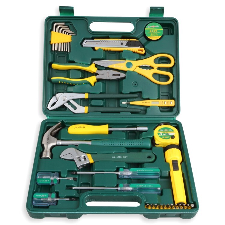 SD/胜达工具 35件家装工具套装组合 五金车载多功能工具箱