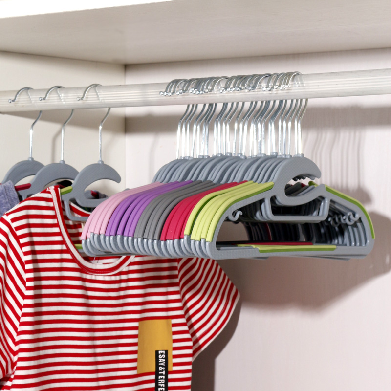 防滑无痕魔术塑料多功能儿童衣架
