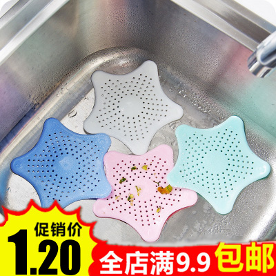 浴室头发过滤网下水道排水口水池毛过发滤器厨房水槽防堵地漏盖罩