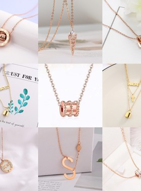 其他钛钢锁骨链女时尚流行