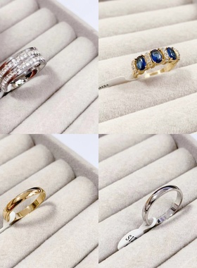 时尚百搭戒指指环钛钢直播热卖女