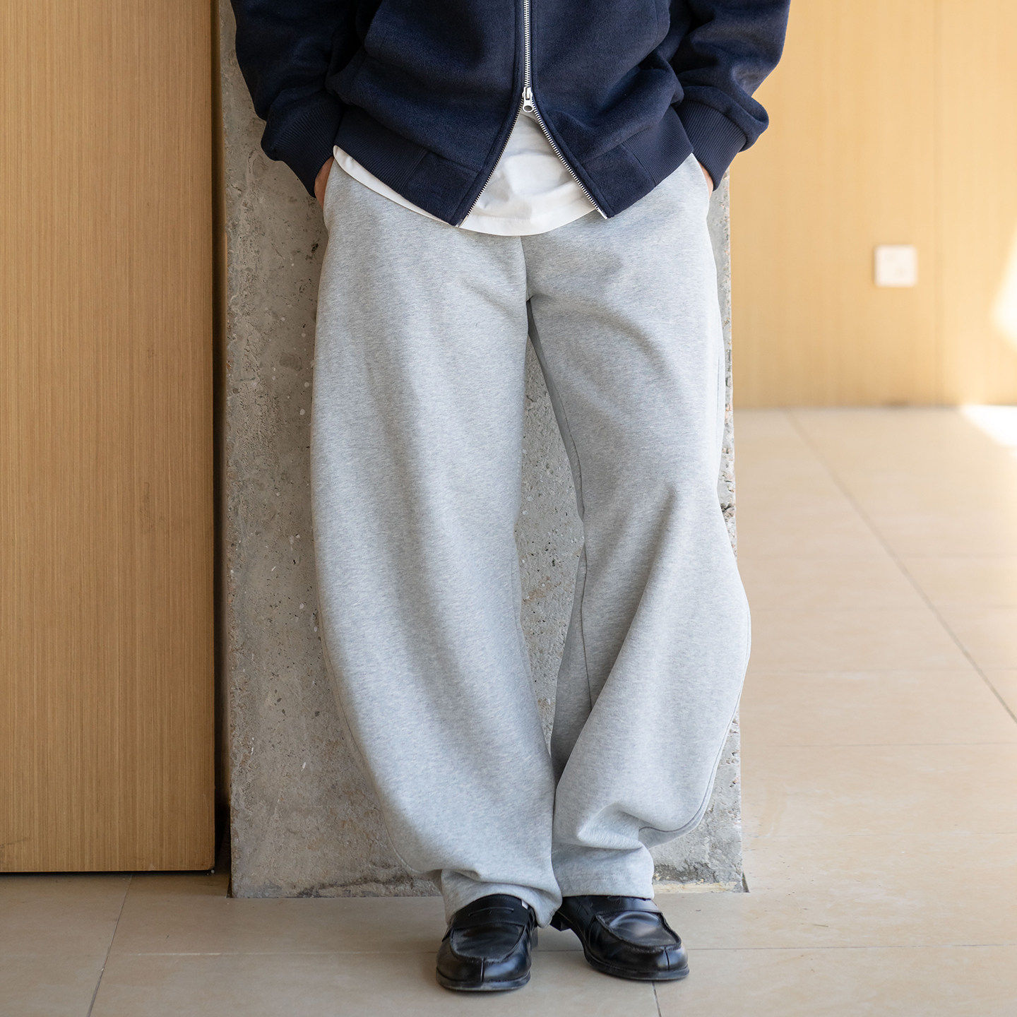 UrbanStandard日系复古弯刀卫裤