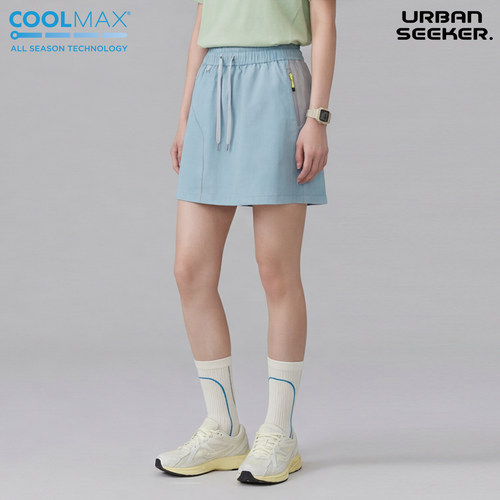 UrbanSeeker日系速干拼接裙裤
