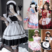 女仆装 洛丽塔cosplay服装 cos可爱女佣女装 大佬lolita连衣裙二次元