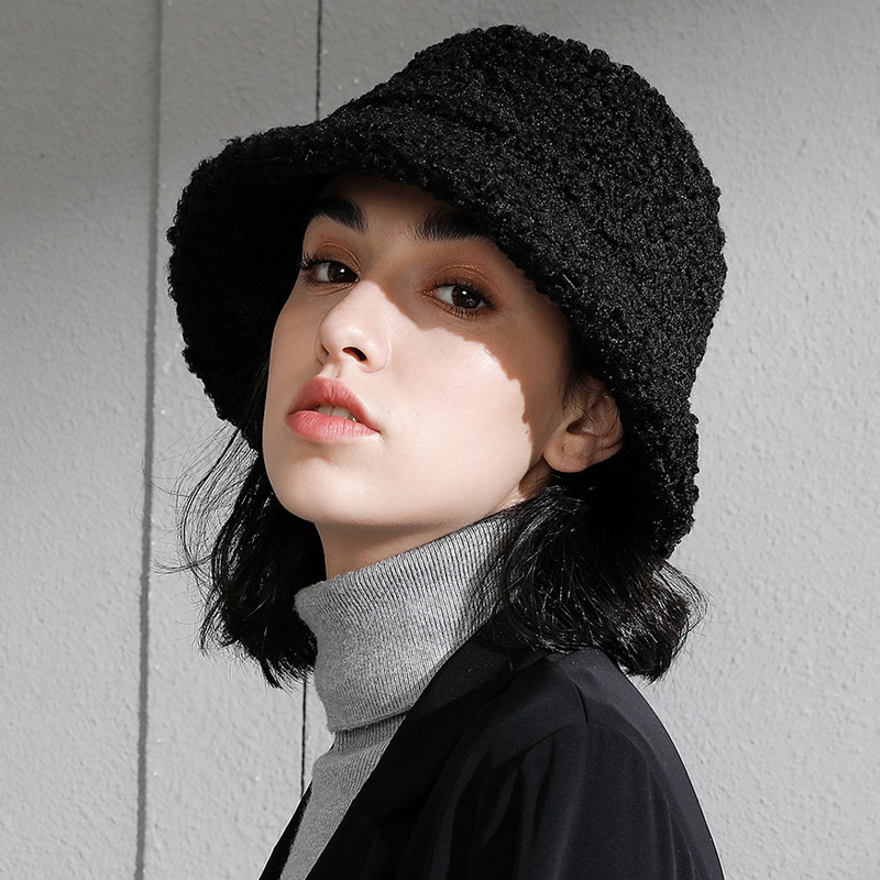 rdbk羊羔绒加厚保暖时尚日系帽子