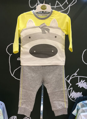 Hallmark贺曼男宝宝长袖T恤+裤子套装卡通休闲秋款两件装HG1N0108