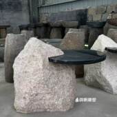 惠安天然原生态桌脚石桌腿石桌茶桌茶台茶几侘寂风摆件禅意空间茶