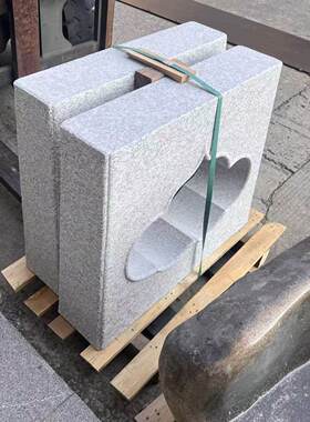 惠安花岗岩桌腿实木大板桌脚支架岩板大理石办公桌奢石茶台设计桌