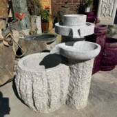 惠安石雕水景摆件石钵流水惊鹿竹子手水砵蹲踞枯山水石灯庭院阳台