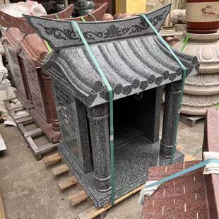 惠安石雕土地庙土地公土地婆石龛家用户外中式仿古小庙社公神伯公