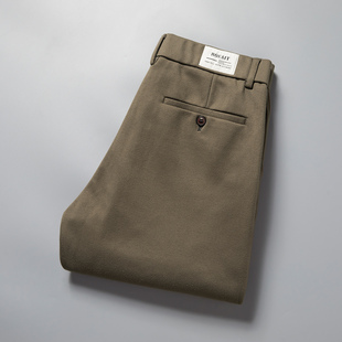 子男士 磨毛面料 男宽松直筒百搭保暖裤 重磅毛呢休闲长裤 潮 秋冬季