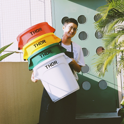 国内现货收纳箱THOR储物桶垃圾桶