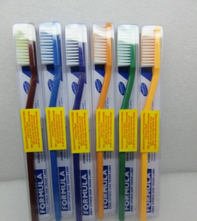 原装进口 FORMULA牙刷/西德牙刷 西德美人牙刷 中毛6色随机