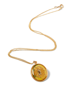 荷兰梵高向日葵项链项链