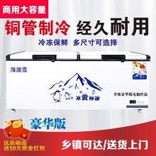厂家直销1028铜管冰柜商用大冰柜 卧式冷冻柜节能冷藏大容量单温
