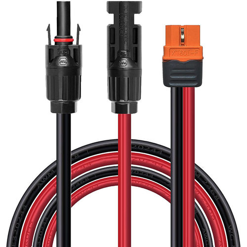 跨境XT60I-F转MC4带PVC线可定制