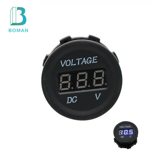 改装汽车电瓶防水电压表测量