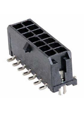 430451417 Locking Ramp 3mm 2 14pin 8A 760nm 金 黑色 贴片安装