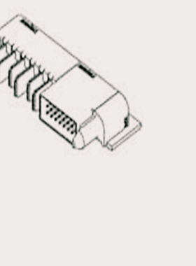 Molex正品板对板464371003 46437-1003铜镀金19P穿孔式PCB插座头