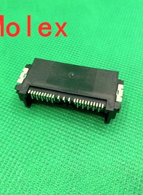 Molex正品线对板348976240/34897-6240黄铜2.0间距24P PCB插座头