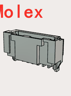 Molex正品线对 5023520600/502352-0600 铜合金2.0间距单排2P插头