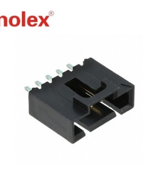 Molex正品线对板705430004/70543-0004黄铜镀金2.54间距5PPCB插座