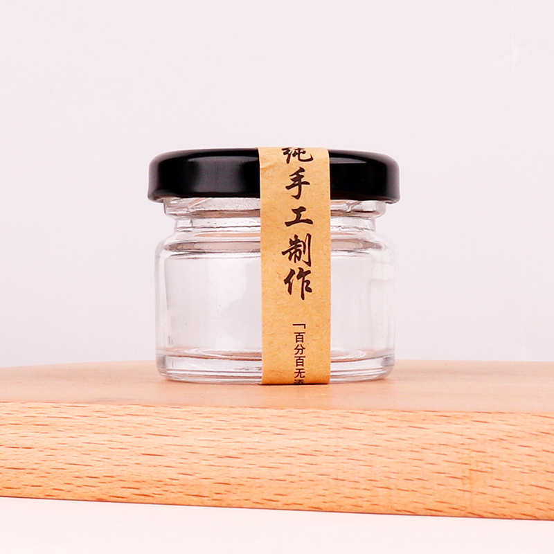 25ml透明玻璃瓶28g果酱瓶小号瓶
