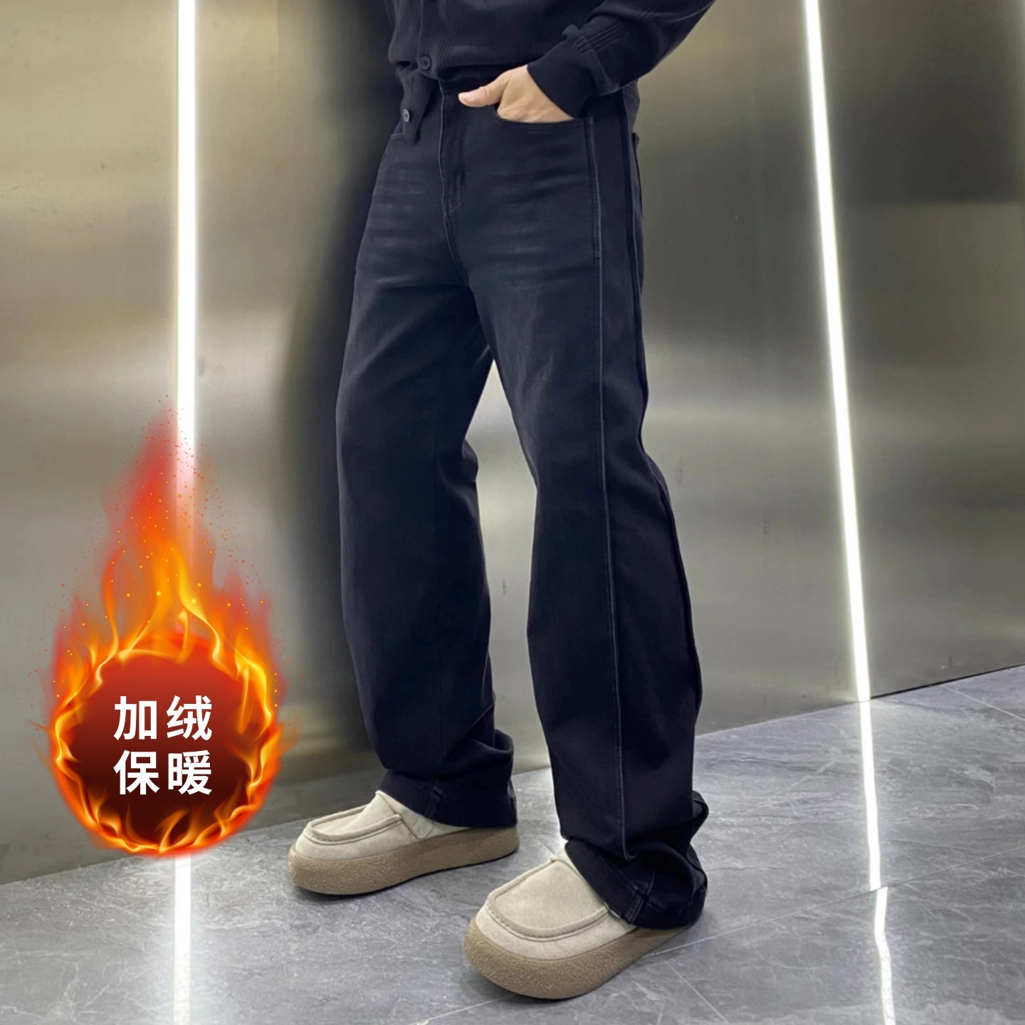 冬季新款男士时尚百搭高品质长裤