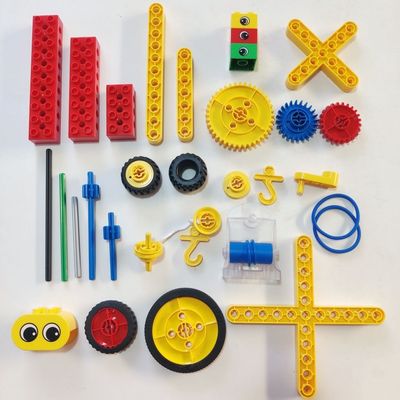 3-6岁儿童大颗粒齿轮积木配件孔梁国产优质9656益智科教拼搭玩具