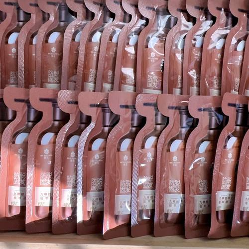 10袋装蜂花九樽防脱固发洗发露洗发水男女士洗发水试用装8ml*10袋