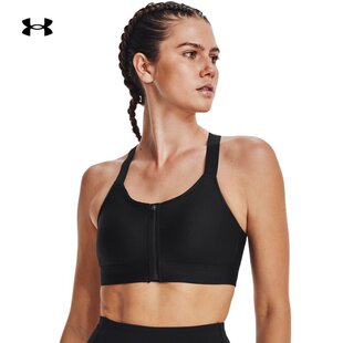 安德玛官方UA秋冬Continuum女子拉链训练运动内衣-高强度1374122