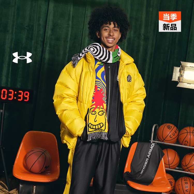 安德玛官方UA秋冬库里CURRY男子排扣篮球运动长裤6012759