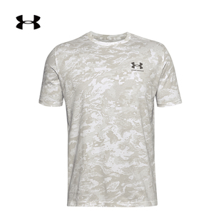 Over 特价 安德玛UA All T恤1357727 Logo男子训练运动短袖