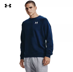 Rival男子抓绒圆领训练运动卫衣1359029 安德玛 特价