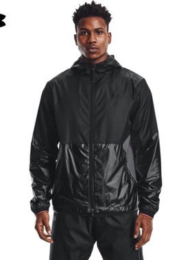 安德玛官方UA Recover Legacy男女同款防护连帽运动夹克1353370