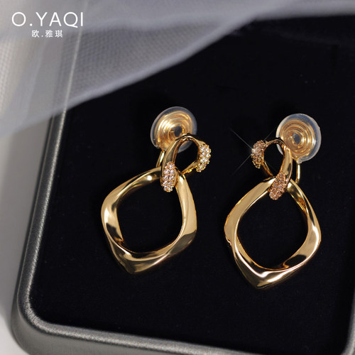 隐形不痛几何相扣蚊香盘耳夹