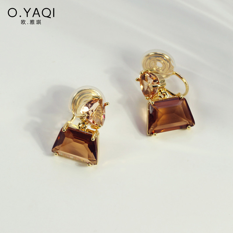 蚊香盘耳夹香槟金冰块方糖耳钉高级感无耳洞女几何复古耳饰品,饰品/流行首饰/时尚饰品新,耳夹,淘宝优惠券,粉丝福利购,淘宝优惠卷