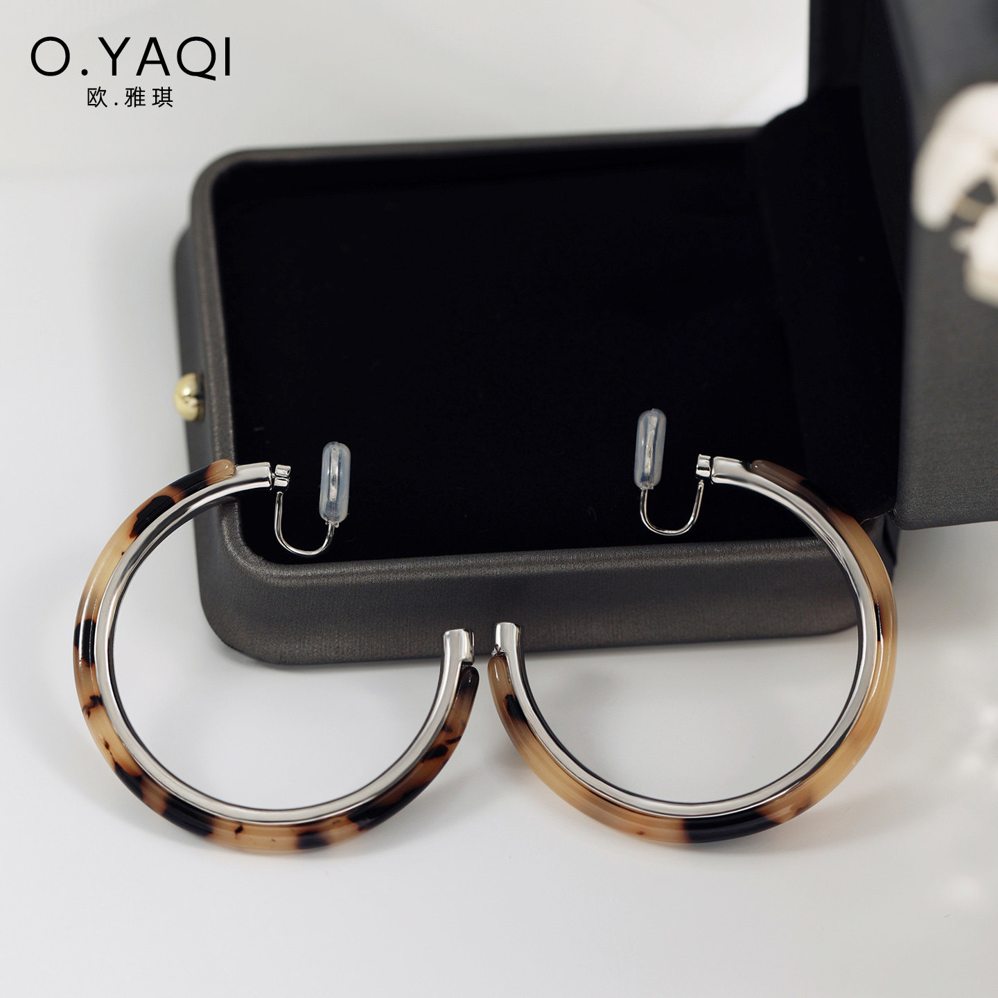 无耳洞欧美风豹纹大圈可摇晃蚊香盘耳夹时尚气质耳钉耳圈女小众,饰品/流行首饰/时尚饰品新,耳夹,淘宝优惠券,粉丝福利购,淘宝优惠卷