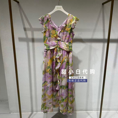 GCCG知恩2026秋季专柜正品963-L1591 印花吊带连衣裙1299元