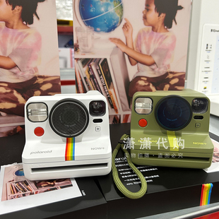 白色绿色复古相机 山姆国内代购 宝丽来拍立得相机NOW