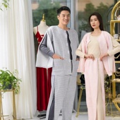 腿骨折穿 衣服护理易穿脱护理服老人卧床瘫痪专用衣服术后家居服