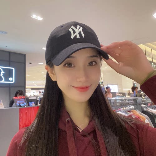 洋基队鸭舌帽MLB防晒棒球帽大檐